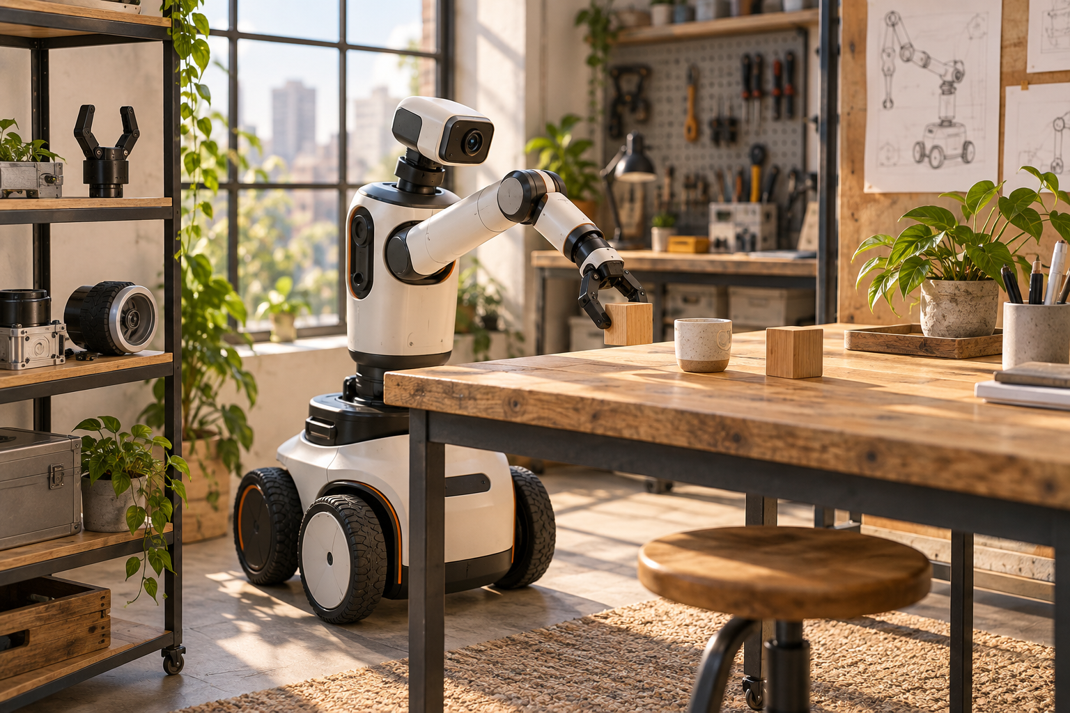 Ilustración IA para: Modelos fundacionales para el diseño de robots: un nuevo enfoque. Concepto editorial; no es una fotografía del hecho descrito.