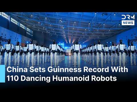 Imagen de la fuente para: China establece un nuevo récord mundial con 110 robots humanoides bailando