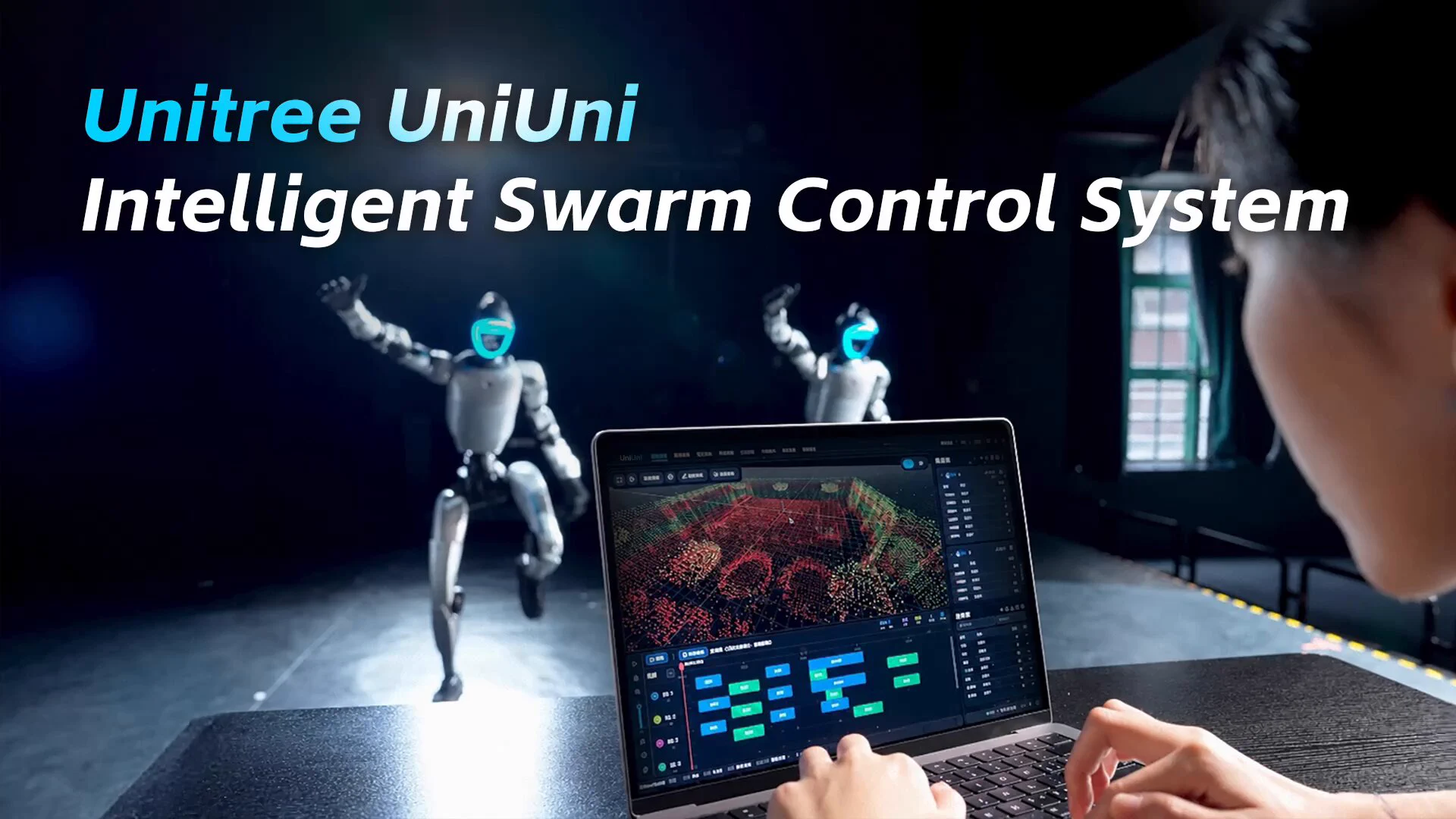 Imagen de la fuente para: Unitree presenta su sistema UniUni para el control de enjambres robóticos